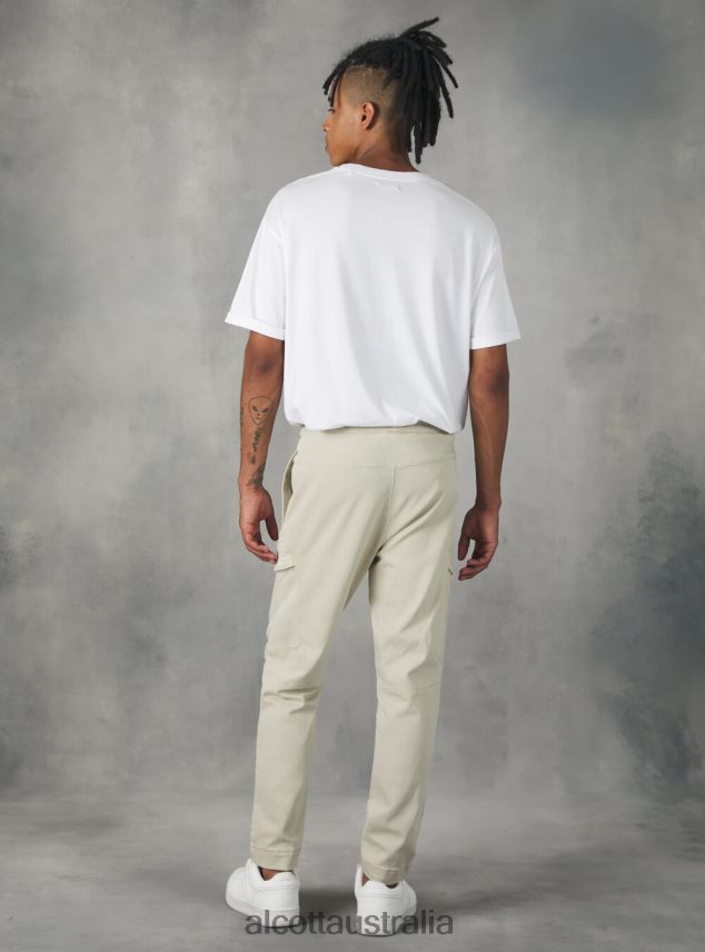 Jogger Trousers With Large Pockets Men 2TH4421058 BK1 BLACK Alcott Clothing