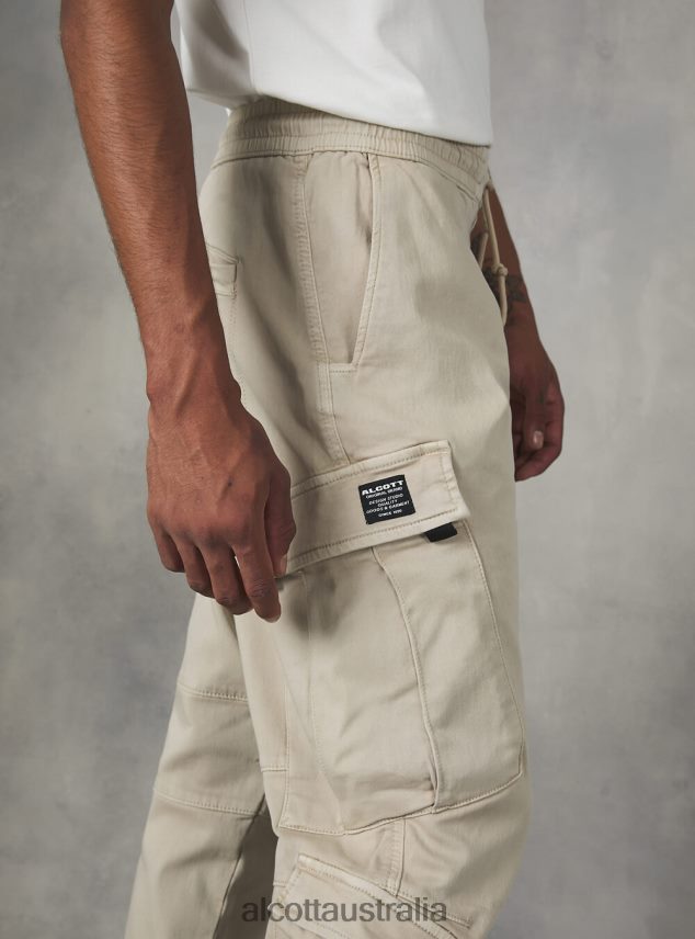 Jogger Trousers With Large Pockets Men 2TH4421135 KY1 KAKY DARK Alcott Clothing