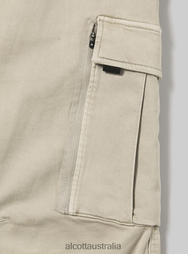 Jogger Trousers With Large Pockets Men 2TH4421135 KY1 KAKY DARK Alcott Clothing