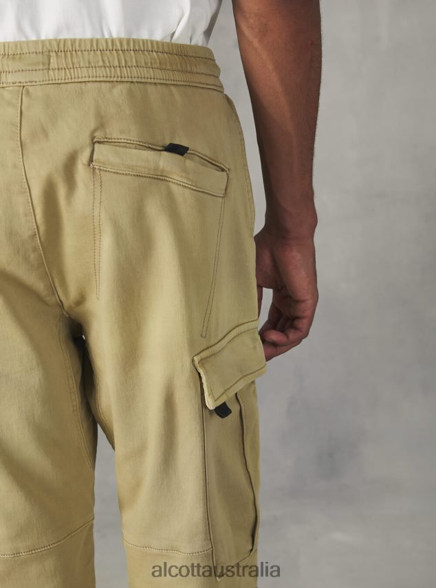 Jogger Trousers With Large Pockets Men 2TH4421173 KY1 KAKY DARK Alcott Clothing