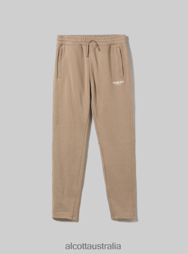 Jogger Trousers With Team 053 Print Men 2TH4421174 BG1 BEIGE DARK Alcott Clothing