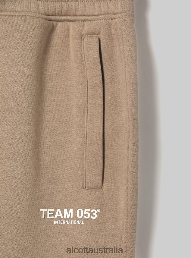 Jogger Trousers With Team 053 Print Men 2TH4421174 BG1 BEIGE DARK Alcott Clothing