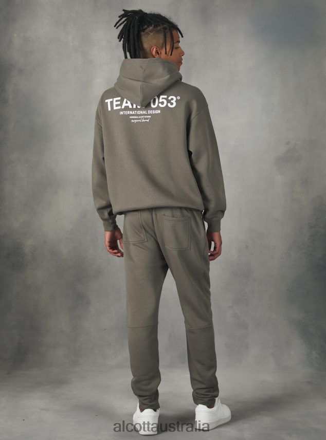 Jogger Trousers With Team 053 Print Men 2TH442769 BG1 BEIGE DARK Alcott Clothing