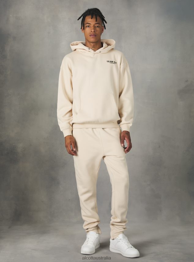 Jogger Trousers With Team 053 Print Men 2TH442889 BG1 BEIGE DARK Alcott Clothing