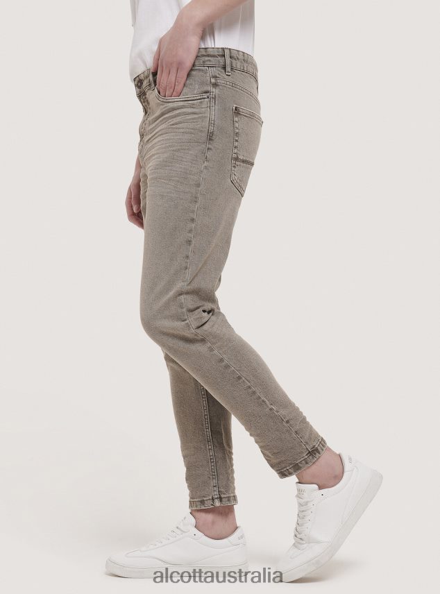 Stretch Twill Cotton Trousers Men 2TH4421119 BLACK Alcott Clothing