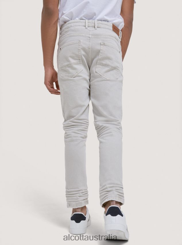 Stretch Twill Cotton Trousers Men 2TH4421191 BLACK Alcott Clothing