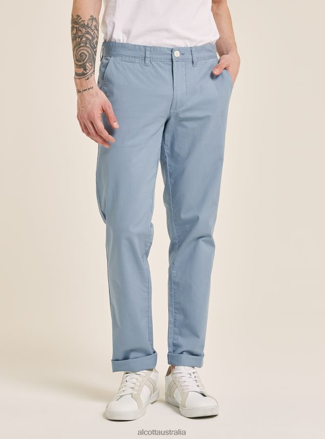 Twill Chinos Men 2TH4421066 C2222 NAVY Alcott Clothing