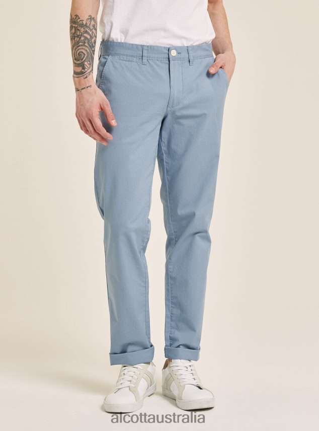 Twill Chinos Men 2TH4421066 C2222 NAVY Alcott Clothing