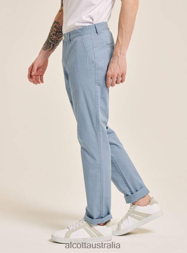 Twill Chinos Men 2TH4421066 C2222 NAVY Alcott Clothing