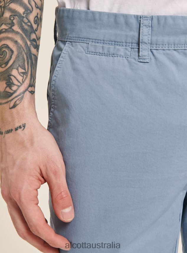 Twill Chinos Men 2TH4421066 C2222 NAVY Alcott Clothing