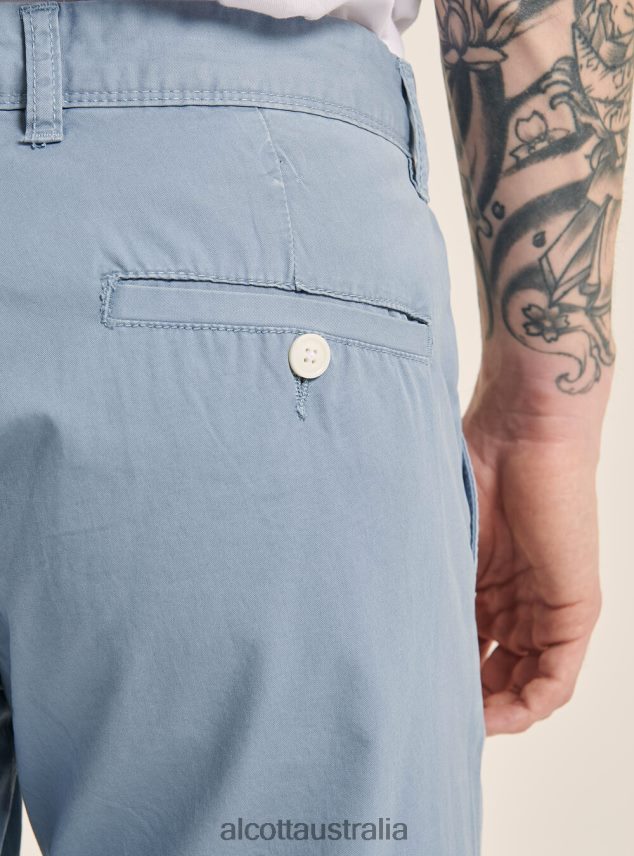 Twill Chinos Men 2TH4421066 C2222 NAVY Alcott Clothing