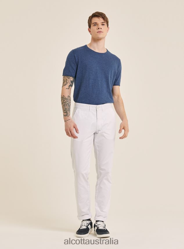 Twill Chinos Men 2TH4421193 C2222 NAVY Alcott Clothing