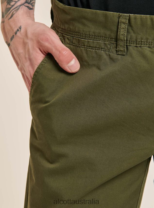 Twill Chinos Men 2TH442881 C2222 NAVY Alcott Clothing