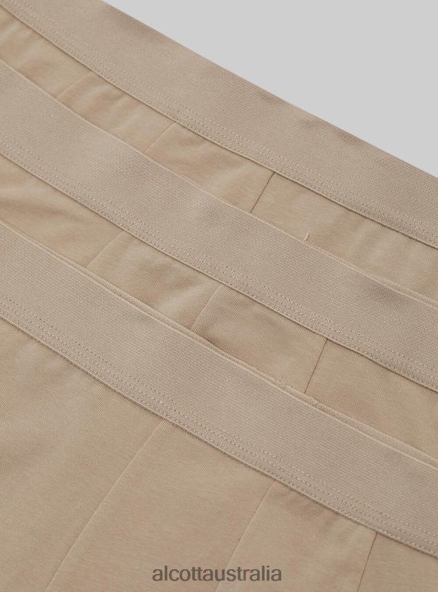 Set Of 3 Pairs Of Stretch Cotton Boxer Shorts Men 2TH4421145 BK1/MGY2/MGY1 Alcott Clothing