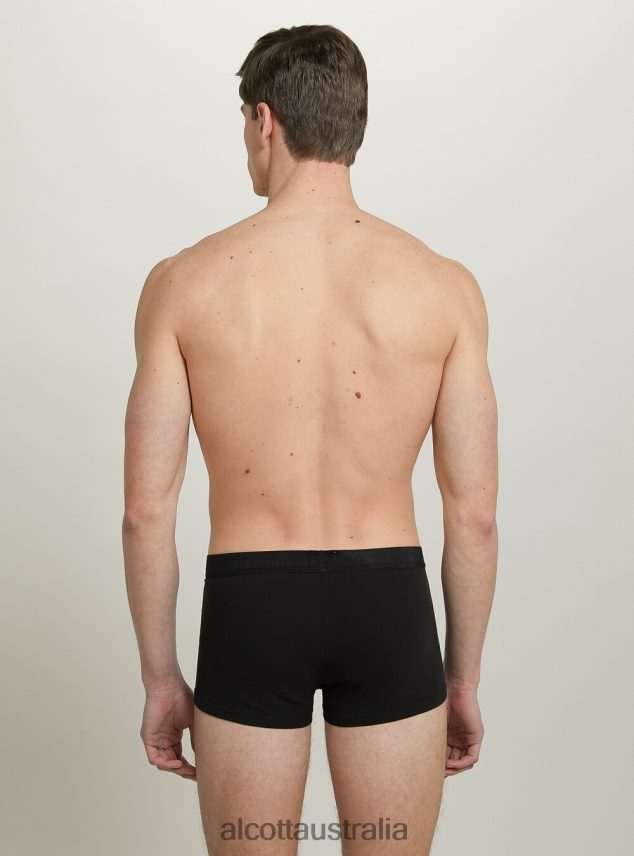 Set Of 3 Pairs Of Stretch Cotton Boxer Shorts Men 2TH442726 BK1/MGY2/MGY1 Alcott Clothing