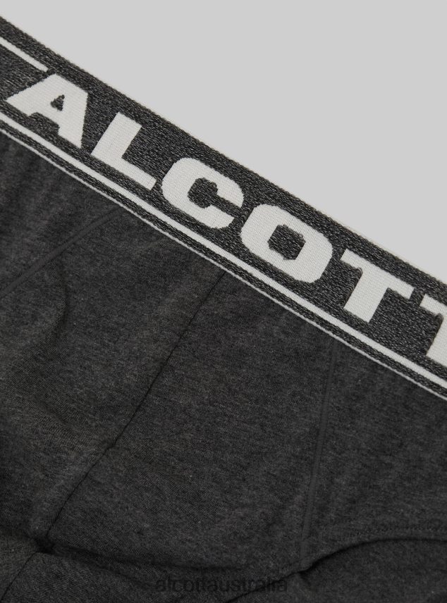 Stretch Cotton Briefs With Logo Men 2TH4421131 BK1 BLACK Alcott Clothing