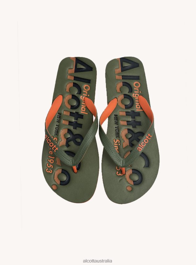 Flip-Flops With Logo Men 2TH442810 BLUE NAVY Alcott Shoes