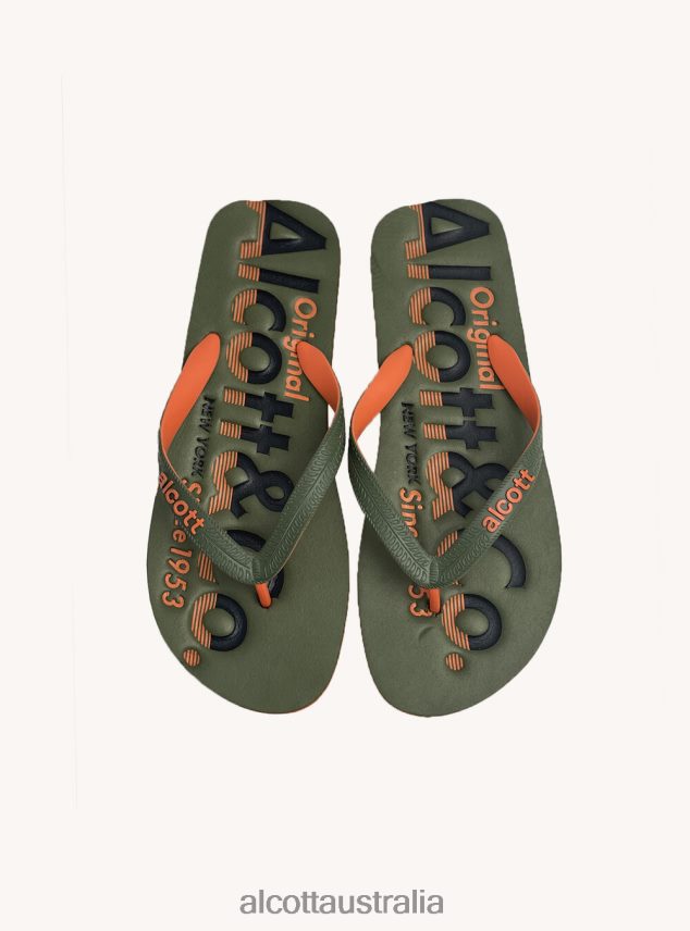 Flip-Flops With Logo Men 2TH442810 BLUE NAVY Alcott Shoes