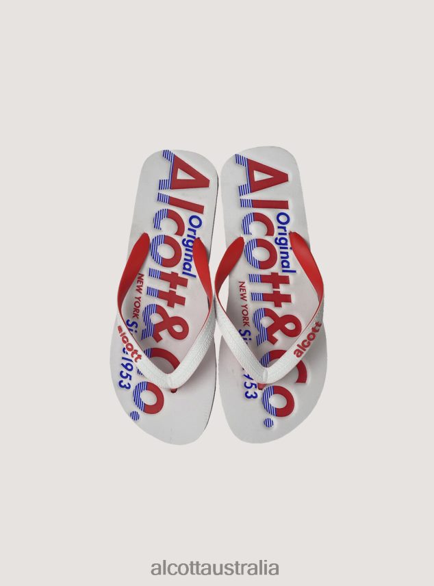 Flip-Flops With Logo Men 2TH442811 BLUE NAVY Alcott Shoes