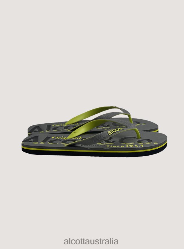 Flip-Flops With Logo Men 2TH442812 BLUE NAVY Alcott Shoes