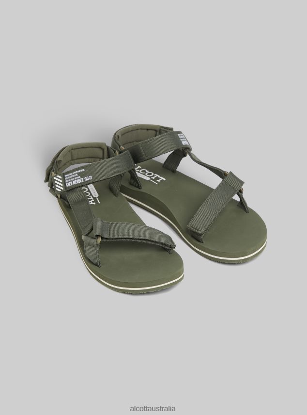 Sandali In Gomma Con Chiusura A Strappo Men 2TH442602 BK1 BLACK Alcott Shoes