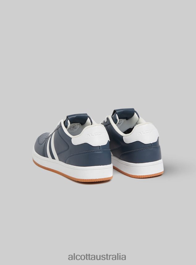 Sneakers Con Bande A Contrasto Men 2TH4421070 NA2 NAVY MEDIUM Alcott Shoes