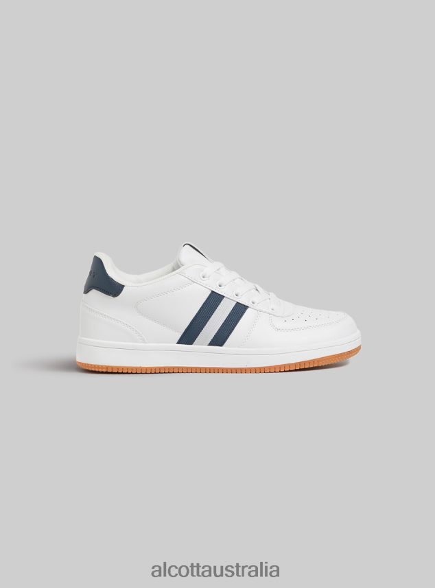 Sneakers Con Bande A Contrasto Men 2TH442689 NA2 NAVY MEDIUM Alcott Shoes