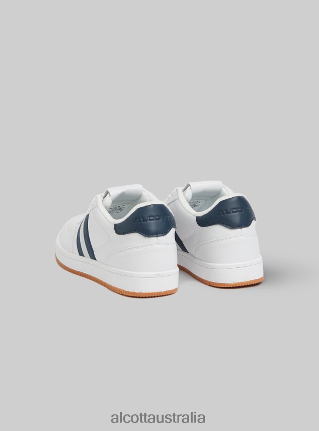 Sneakers Con Bande A Contrasto Men 2TH442689 NA2 NAVY MEDIUM Alcott Shoes