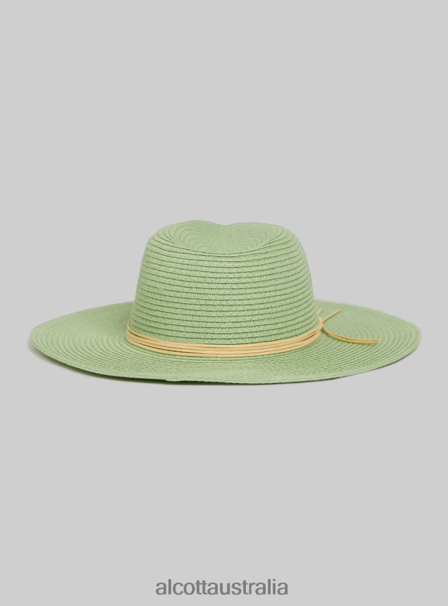 Cappello Effetto Rafia Con Fiocco Women 2TH442467 GA3 AQUA GREEN LIGHT Alcott Accessories