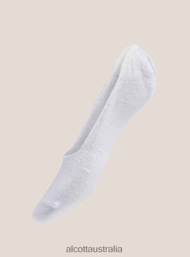 Set 3 Pairs Of Footsies Socks Women 2TH442562 WHITE Alcott Accessories