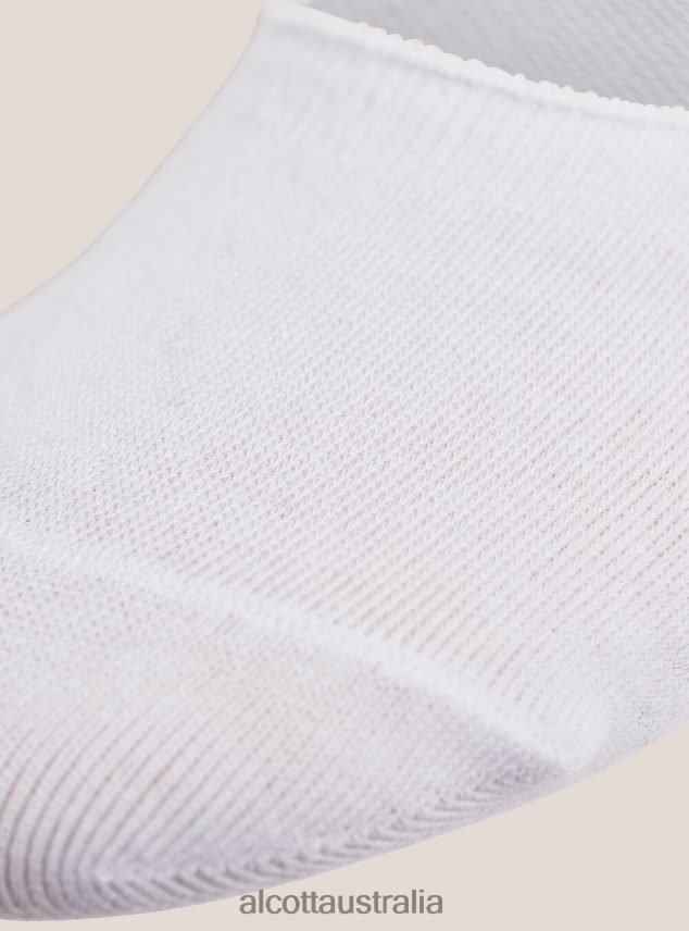 Set 3 Pairs Of Footsies Socks Women 2TH442562 WHITE Alcott Accessories