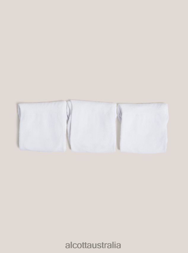 Set 3 Pairs Of Footsies Socks Women 2TH442562 WHITE Alcott Accessories