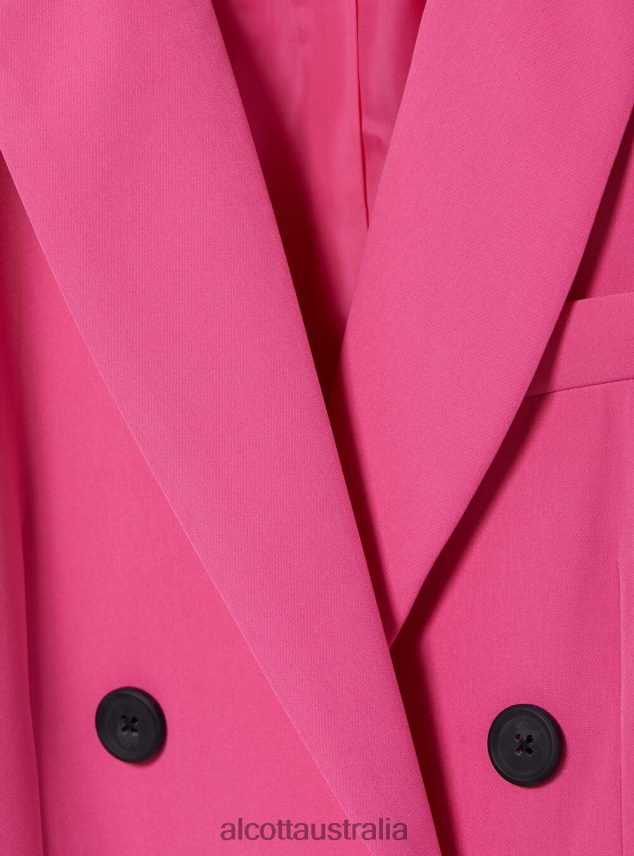 Double-Breasted Blazer Women 2TH44282 FX2 FUXIA MEDIUM Alcott Clothing