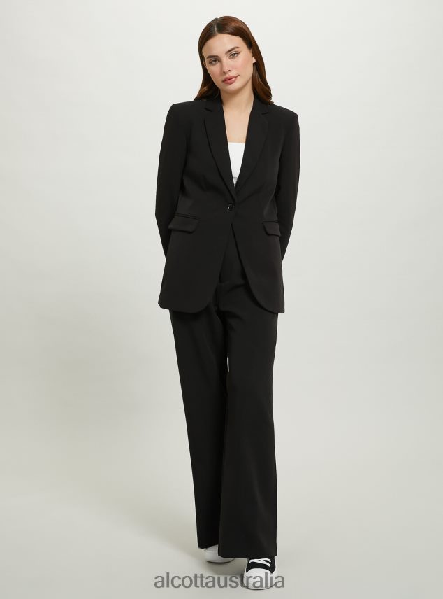 Single-Breasted Blazer Women 2TH442107 BK1 BLACK Alcott Clothing