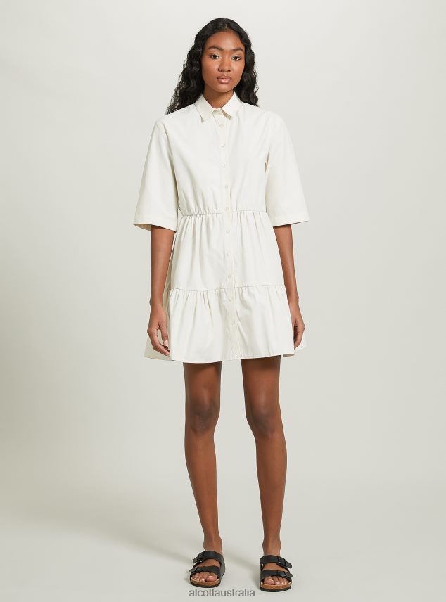 Vestito Chemisier In Popeline Women 2TH44219 BG3 BEIGE LIGHT Alcott Clothing