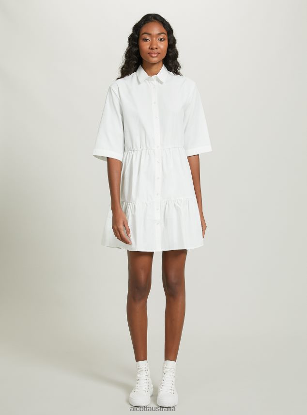 Vestito Chemisier In Popeline Women 2TH442397 BG3 BEIGE LIGHT Alcott Clothing