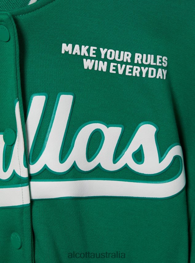 College Bomber Jacket With Print Women 2TH442256 BR1 BROWN DARK Alcott Clothing