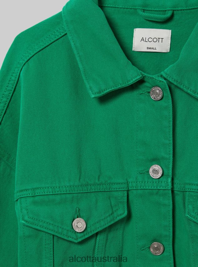 Giubbotto Cropped In Denim Colorato Women 2TH442129 FX2 FUXIA MEDIUM Alcott Clothing