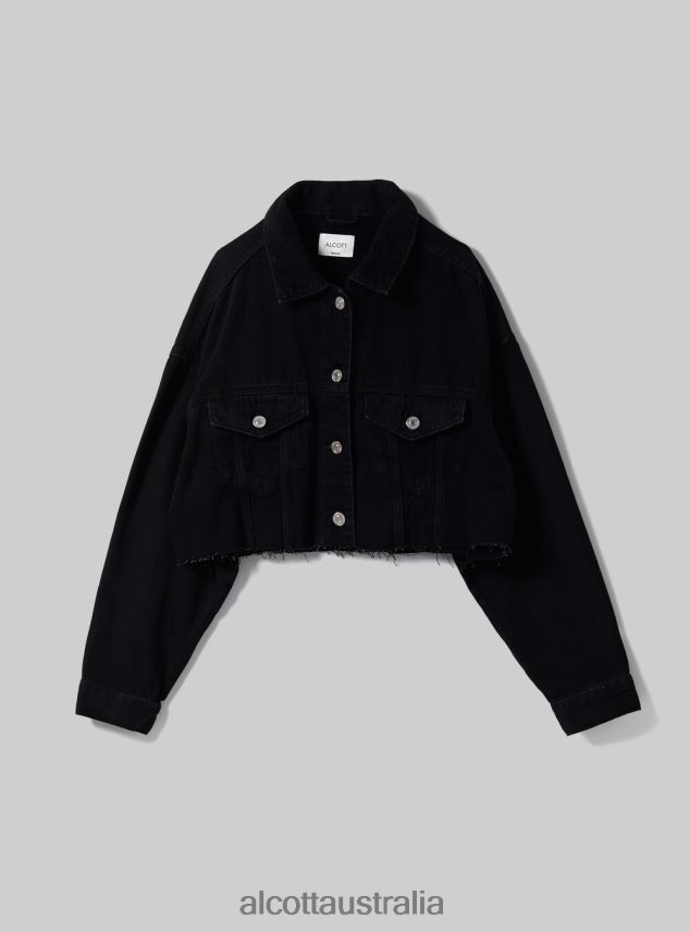 Giubbotto Cropped In Denim Colorato Women 2TH442373 FX2 FUXIA MEDIUM Alcott Clothing