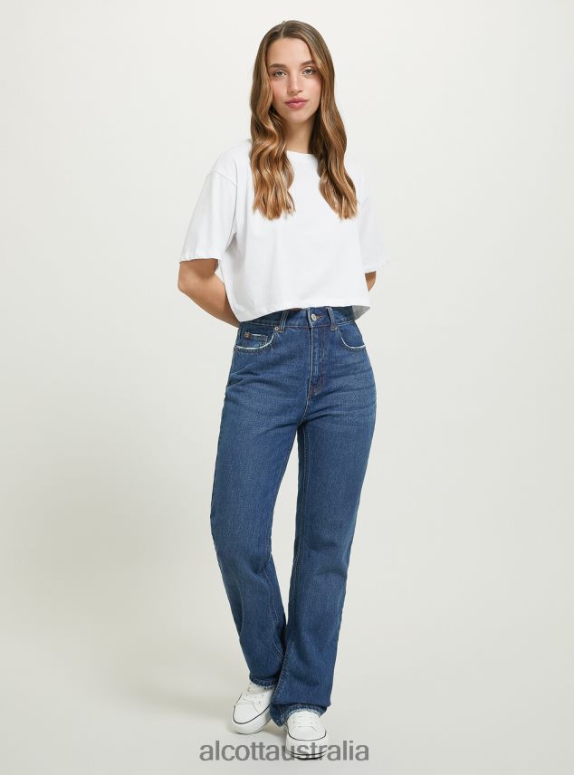 Bootcut Jeans Women 2TH442358 D006 AZURE Alcott Clothing