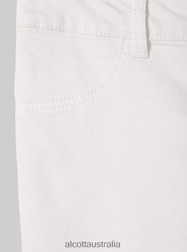 High-Waisted Super Skinny Jeans In Stretch Denim Women 2TH442267 D000 BLACK Alcott Clothing