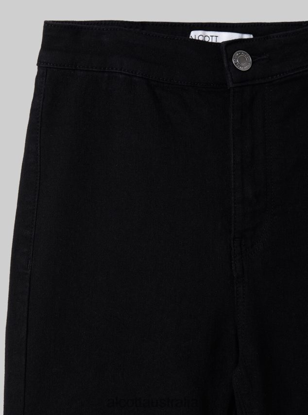 Jeggings Flare High Waist Women 2TH44264 D002 MEDIUM DARK BLUE Alcott Clothing