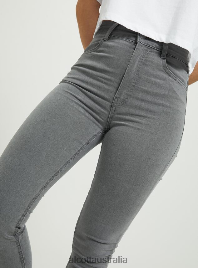 Skinny Fit High Waist Jeans Women 2TH442121 D002 MEDIUM DARK BLUE Alcott Clothing