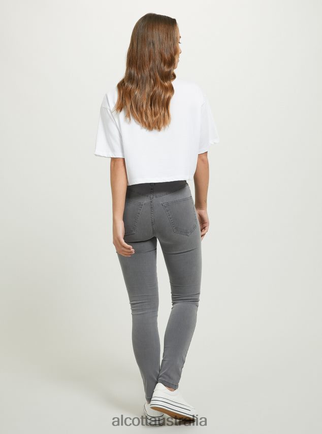 Skinny Fit High Waist Jeans Women 2TH442121 D002 MEDIUM DARK BLUE Alcott Clothing