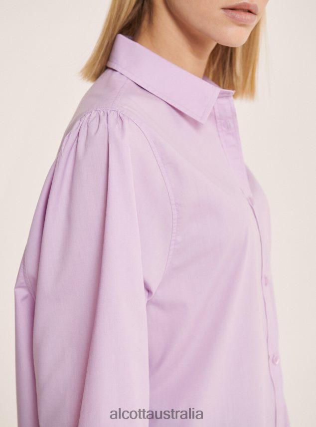 Long Shirt In Poplin Fabric Women 2TH442286 WHITE Alcott Clothing