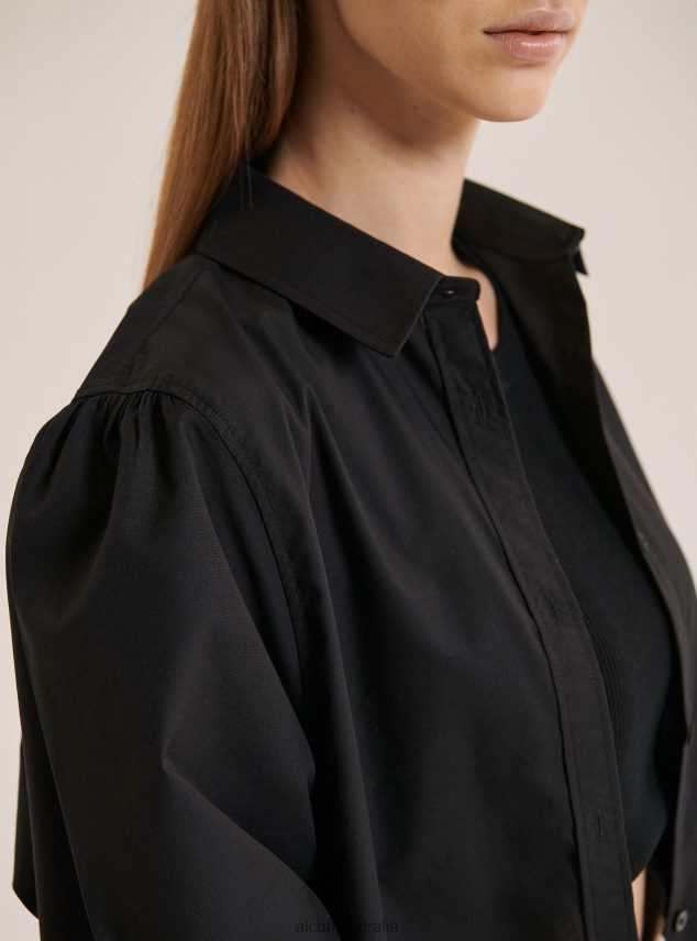 Long Shirt In Poplin Fabric Women 2TH442500 WHITE Alcott Clothing