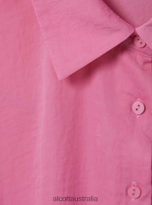 Satin Shirt Women 2TH442283 OR3 ORANGE LIGHT Alcott Clothing