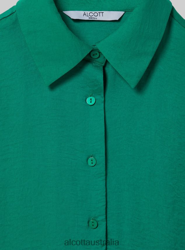 Satin Shirt Women 2TH442401 OR3 ORANGE LIGHT Alcott Clothing