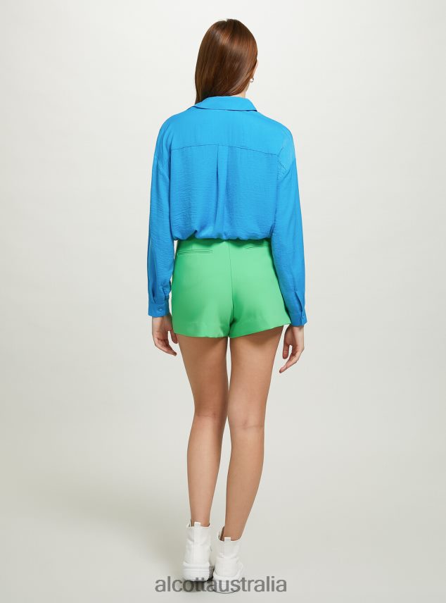 Satin Shirt Women 2TH442431 OR3 ORANGE LIGHT Alcott Clothing