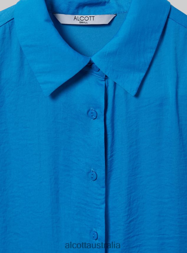 Satin Shirt Women 2TH442431 OR3 ORANGE LIGHT Alcott Clothing